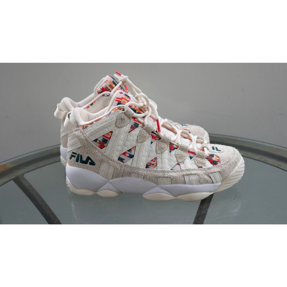 Fila Stackhouse Spaghetti White Lifestyle Sneaker Shoes 1BM01271-142 Men Size 10